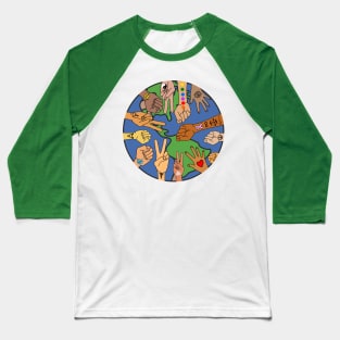 Save the Planet Earth Day Baseball T-Shirt